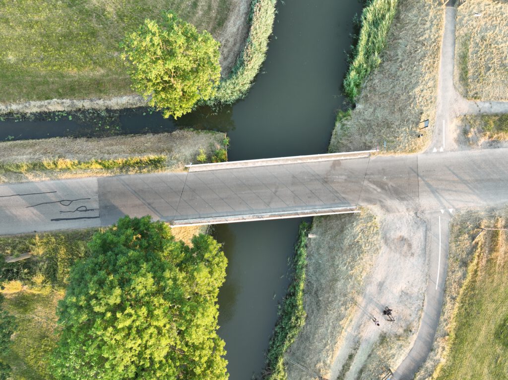 bovenaanzicht brug Zijdvang